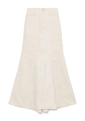 Rick Owens godet maxi skirt - Neutrals
