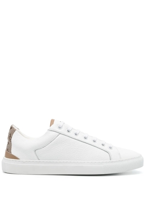 Herno leather trainers - White