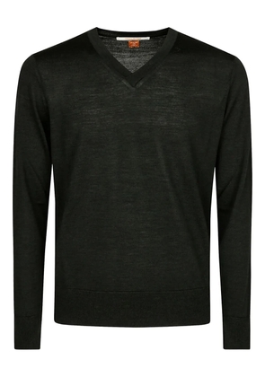 Alpha Industries v-neck wool sweater - Black