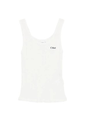 Chloé logo T-shirt - White