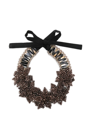 Night Market beaded necklace - Silver