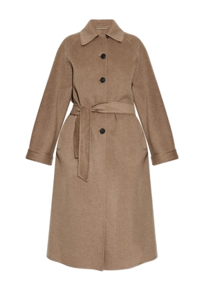 Max Mara button belted coat - Brown