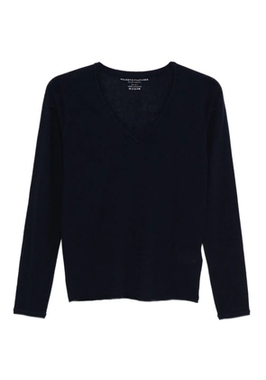 Majestic Filatures v-neck long-sleeve sweater - Blue
