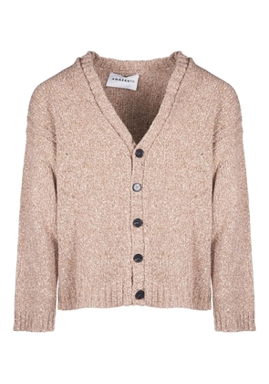 AMARÁNTO V-neck buttoned cardigan - Neutrals