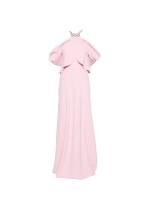 Alberta Ferretti halterneck maxi dress - Pink