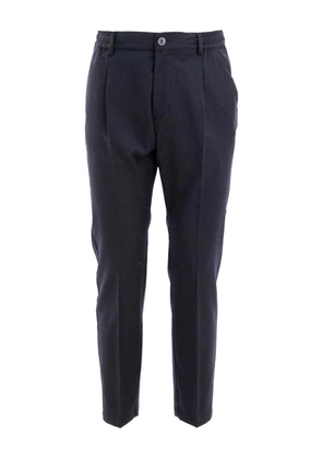 Cruna pleated-front trousers - Blue