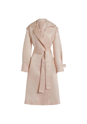 Alberta Ferretti adjustable-cuffs trench coat - Pink