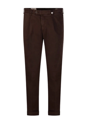 Myths cuffed-hem trousers - Brown