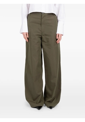 Société Anonyme zip pocket trousers - Green