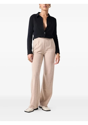 Not Shy side-pocket knitted trousers - Neutrals
