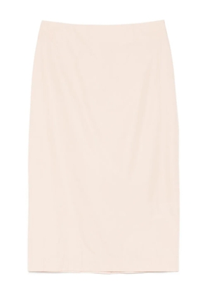 St. Agni rear-slit midi skirt - Pink