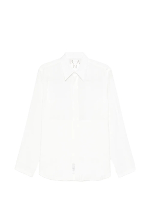 RANRA long-sleeve shirt - White