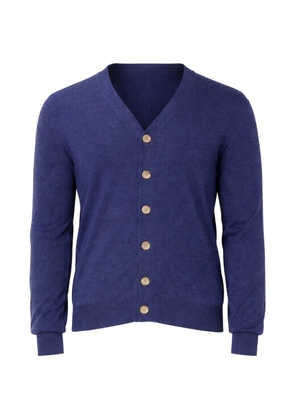 Brunello Cucinelli V-neck buttoned cardigan - Blue