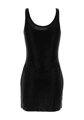 Alexander Wang embellished jersey mini dress - Black