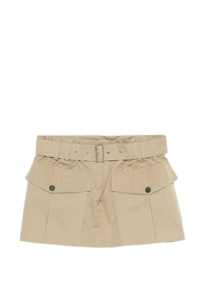 IRO Inoa belted mini skirt - Neutrals