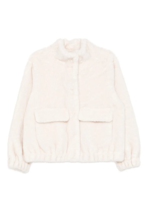 Michael Michael Kors cropped faux-fur jacket - Neutrals