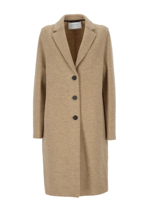 Harris Wharf London button-fastening wool coat - Neutrals