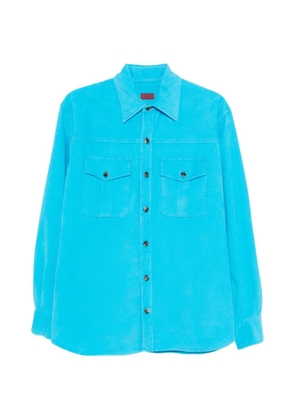 Isaia flap-pocket shirt - Blue