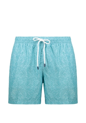 Fedeli floral swim shorts - Blue