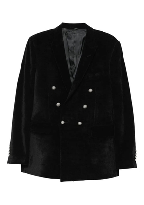 Reveres 1949 double-breasted velvet jacket - Black