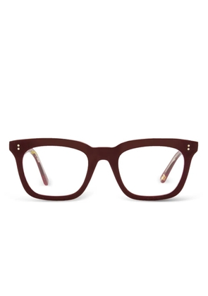 Maui Jim rectangle-frame glasses - Red