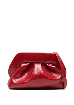 Themoirè Bios ruched clutch bag - Red