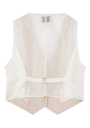Forte Forte panelled waistcoat - Neutrals