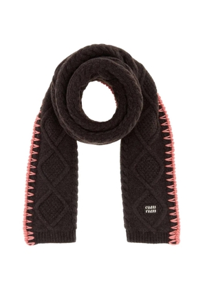 Miu Miu brown scarf