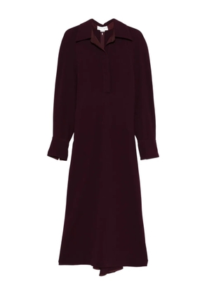 Victoria Beckham puff-sleeve midi dress - Purple