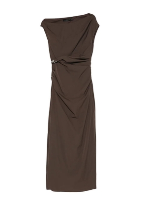 SIR. Sol off-shoulder maxi dress - Brown