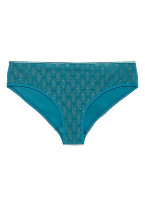 Marlies Dekkers patterned-jacquard briefs - Blue