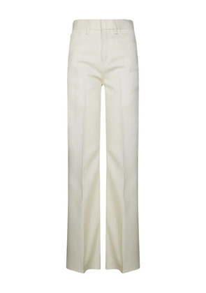 DONDUP logo-detail trousers - White