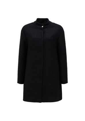 Herno textured coat - Black