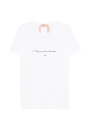 Nº21 quote T-shirt - White
