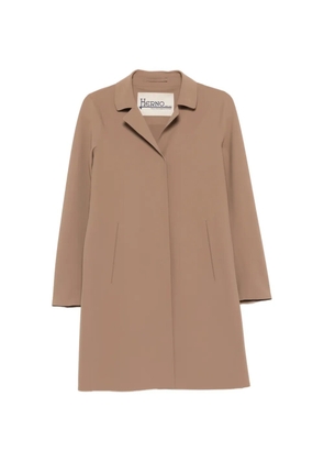 Herno notched coat - Brown