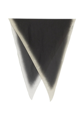 Lardini tie-dye scarf - Black
