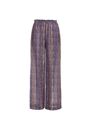 Devotion Isola elastic-waist palazzo pants - Brown