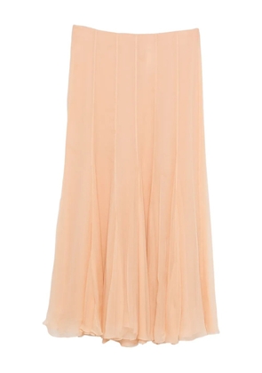 Chloé pleated silk skirt - Pink