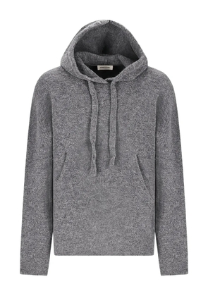 atomo factory brushed-effect hoodie - Grey