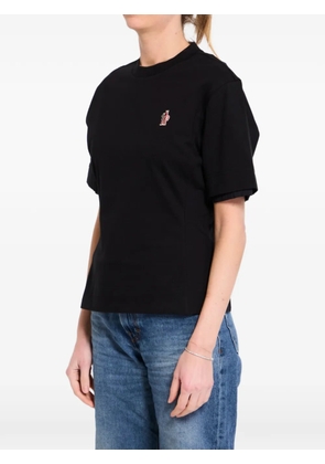 Moncler Grenoble logo-patch T-shirt - Black