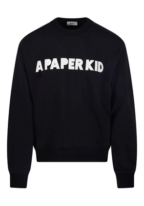 A Paper Kid logo sweatshirt - Black