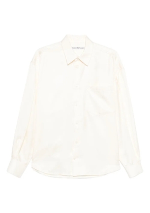 Alexander Wang cut-out silk shirt - White