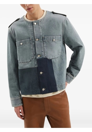 1989 STUDIO buttoned patchwork jacket - Blue