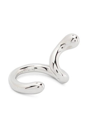 Maria Black coil whirl right-ear cuff - Silver