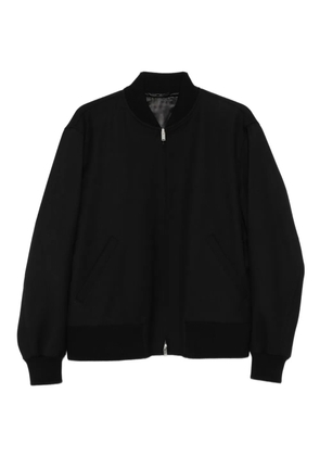 Lardini zip-front bomber jacket - Black