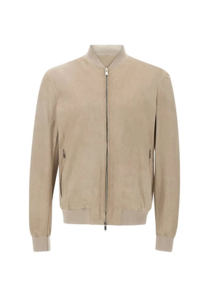 CONCEPT LEATHER Marc37 Lecce leather jacket - Neutrals