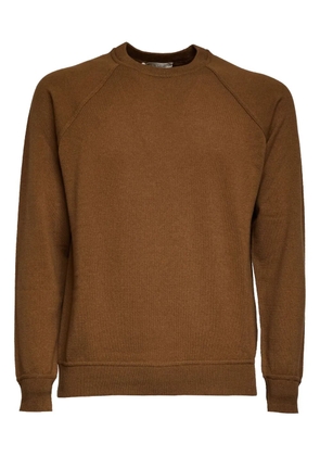 Filippo De Laurentiis raglan-sleeve crew-neck sweatshirt - Brown