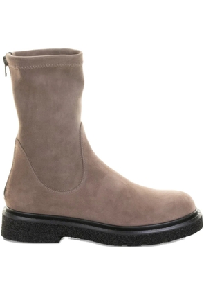 GUGLIELMO ROTTA Krisalyn suede ankle boots - Neutrals