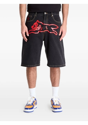 Billionaire Boys Club - Ice Cream dog-print denim shorts - Black