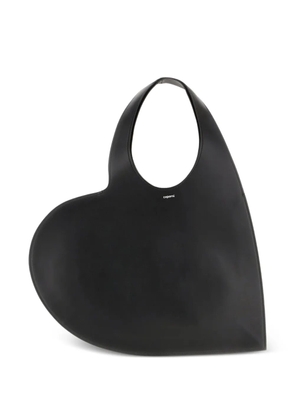 Coperni Heart leather shoulder bag - Black